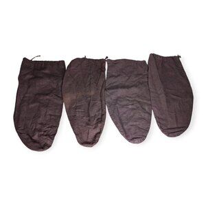 Dusty Purple Felt 4 Shoe Bags